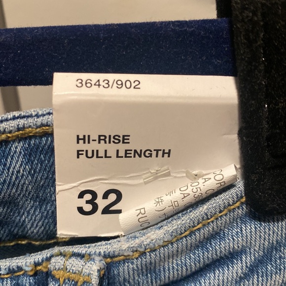 Zara denim with slits - Picture 6 of 7